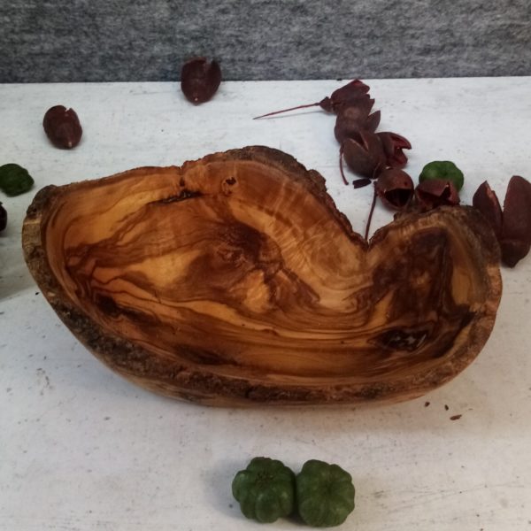 Olivenschale Naturrand – Bild 3
