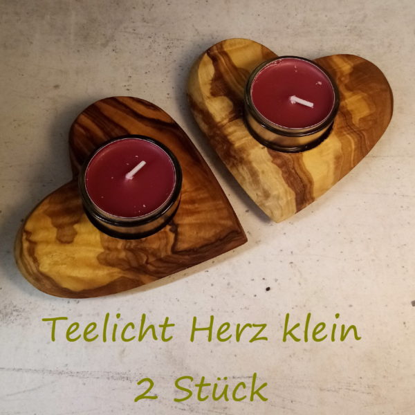 Teelicht Doppelherz – Bild 2